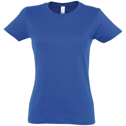 Футболка женская Imperial Women 190, ярко-синяя (royal), S–XXL