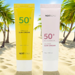 Успокаивающий и освежающий солнцезащитный крем для лица SPF 50+ / PA++++, 55мл, NEXTBEAU