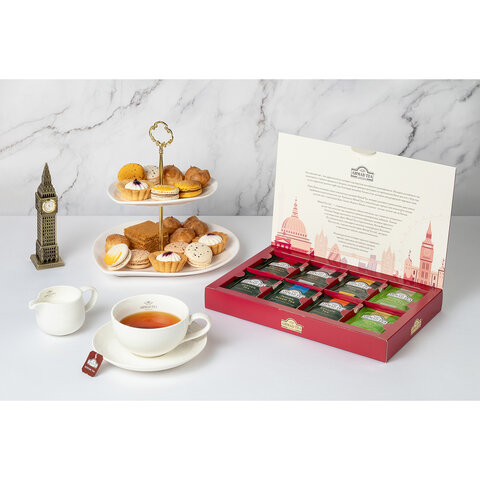 Чай AHMAD "London Selection" ассорти 8 вкусов, НАБОР 40 пакетиков, N073
