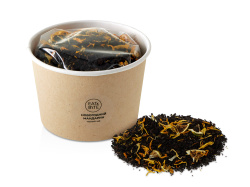 Чай черный «Новогодний мандарин», 50 гр., Цвет бежевый