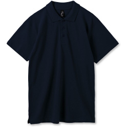 Рубашка поло мужская Summer 170, темно-синяя (navy), XS–XXL