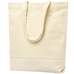 Сумка для покупок JETTA с карманами 325 г/м², натуральная