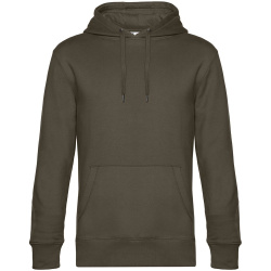 Толстовка с капюшоном унисекс King, хаки, XS–3XL
