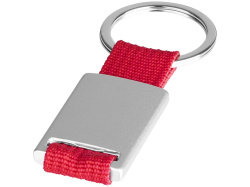 Брелок «Mondo», Цвет серебристый/красный
