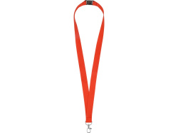 Ланьярд с карабином и замком безопасного разрыва, Цвет красный