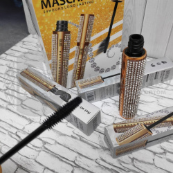 Удлиняющая тушь для ресниц "Алмаз" QIANXIU Mascara Diamond, 12 гр (визуально увеличивает глаза)