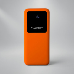 Внешний аккумулятор «Kris Soft Touch», 10 000 мАч, Цвет оранжевый
