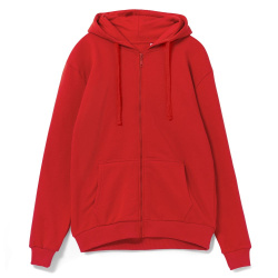 Толстовка на молнии с капюшоном Siverga 2.0, красная, XS–4XL