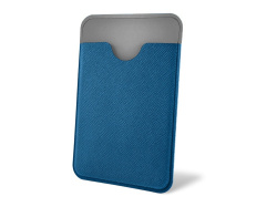 Картхолдер с креплением на телефон «Favor», Цвет синий