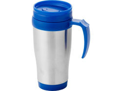 Термокружка «Sanibel», Цвет серебристый/синий