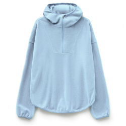 Анорак флисовый унисекс Fliska, голубой, XS–XXL