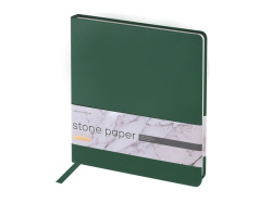 Еженедельник с каменной бумагой А5+ «Carrara», Цвет зеленый