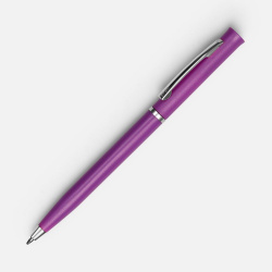 Ручка шариковая Euro Chrome, фиолетовая, 13,3х0,8 см