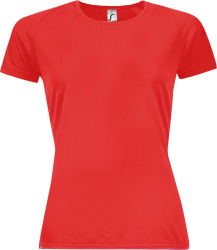 Футболка женская Sporty Women 140, красная, XS–XXL