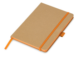 Блокнот A5 в твердой обложке «Sevilia Color», Цвет натуральный, оранжевый