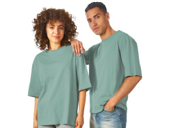 Футболка оверсайз «Liyon» унисекс, Размер XS-S, Цвет пыльно-бирюзовый