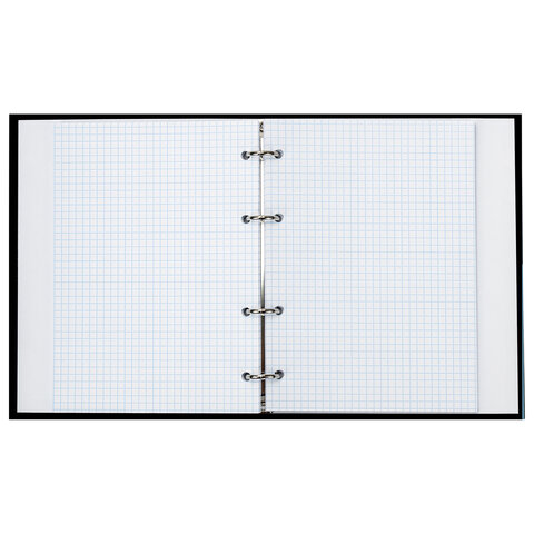 Тетрадь на кольцах А5 (175х215 мм), 160 листов, твердый картон, клетка, BRAUBERG, Idea, 404091
