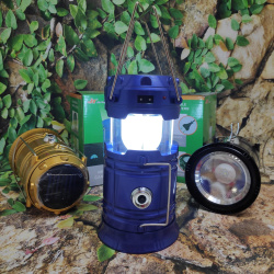 Универсальный складной кемпинговый фонарь 6 LED Solar Camping Lamp JH – 5800T с солнечной панелью