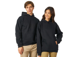 Толстовка с капюшоном оверсайз «Berlin» унисекс, Размер XL-2XL, Цвет черный