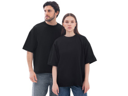 Футболка оверсайз «Beta.01» унисекс, Размер XL-2XL, Цвет черный