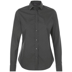 Рубашка женская Becker Women, темно-серая с белым, XS–XXL