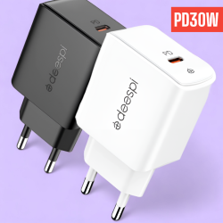 Сетевое зарядное устройство GaN30 PD30W / Мощное, практичное и долговечное