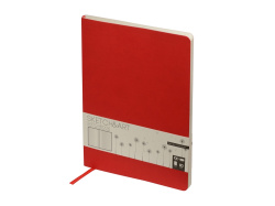 Скетчбук B5 «Sketch & Art» 100 г/м2, soft-touch, Цвет красный