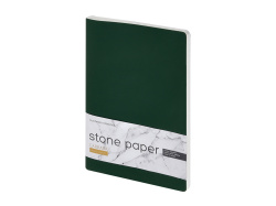 Тетрадь с каменной бумагой А5 «Carrara», Цвет зеленый