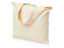 Сумка-шоппер «Vest long» из хлопка 340 г/м2, Цвет натуральный