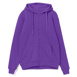 Толстовка на молнии с капюшоном Siverga Heavy 2.0, фиолетовая, XS–4XL
