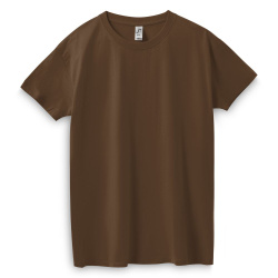 Футболка Imperial 190, коричневая, S–XXL