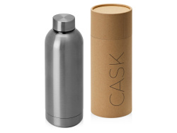 Вакуумная термобутылка с медной изоляцией «Cask», тубус, 500 мл, Цвет серебристый глянцевый
