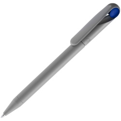 Ручка шариковая Prodir DS1 TMM Dot, серая с синим, 14х1,1 см