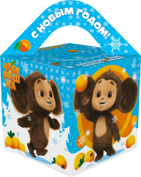 №3 КУБИК БОЛЬШОЙ ЧЕБУРАШКА 700 грамм новогодний подарок классический