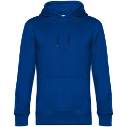 Толстовка с капюшоном унисекс King, ярко-синяя, XS–4XL