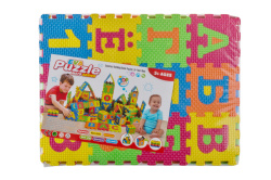Детский развивающий коврик-пазл "Буквы" Eva Puzzle