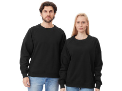 Свитшот оверсайз «Paris», унисекс, Размер XL, Цвет черный