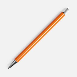 Ручка шариковая Slim Beam, оранжевая, 14х0,9 см