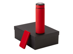 Подарочный набор "COLOR IT" c термосом и повербанком, Размер 10000 mAh, Цвет красный