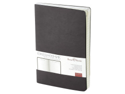 Ежедневник недатированный А5 «Megapolis Velvet Flex», Размер A5, Цвет серый