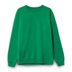 Свитшот унисекс Columbia, ярко-зеленый, XS–3XL
