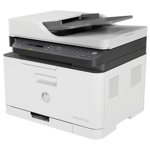 МФУ лазерное ЦВЕТНОЕ HP Color Laser 179fnw "4 в 1", А4, 18 стр./мин., 20000 стр./мес., АПД, Wi-Fi, сетевая карта, 4ZB97A