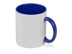 Кружка «Sublime Color» для сублимации, Цвет белый/синий