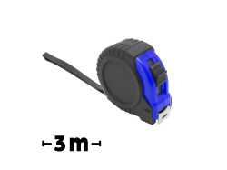 Рулетка RIVET, 3м, Цвет королевский синий