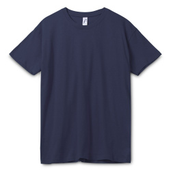 Футболка унисекс Regent 150, синяя (джинс), XXS–XXL