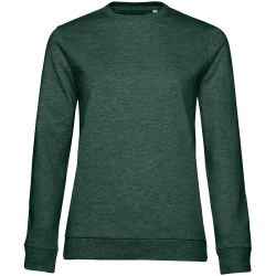 Свитшот женский Set In, темно-зеленый меланж, XS–XXL