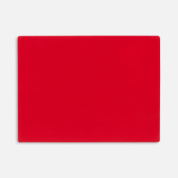 Лейбл Listra Soft Touch, красный, 3х4 см