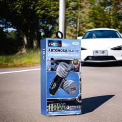 Автомобильное зарядное устройство CARLIVE CR11, QC3.0, 5V/2.4A, 1 USB, 18 Вт, черный / Быстрая зарядка с надежной защитой