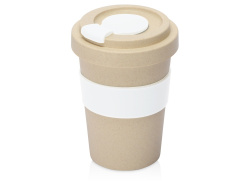 Стакан из пшеничного волокна «Flava», Цвет бежевый/белый
