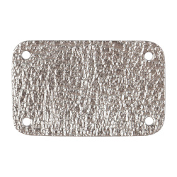 Лейбл Corolla Metal, S, серебряный, 2,5х4 см